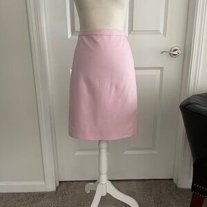 J. CREW PINK COTTON PENCIL SKIRT - SIZE 2P